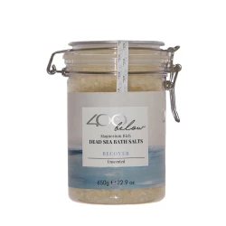 400 Below Dead Sea Bath Salts Recover 650g (Unscented)
