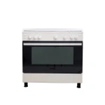 Frigidaire 88L Oven – 90x60cm – 5 Burners with Full Safety System – White – Model FNGB90JFUW – Practical design for cooking and baking with even heat distribution and safe and efficient performance in the kitchen - Frigidaire