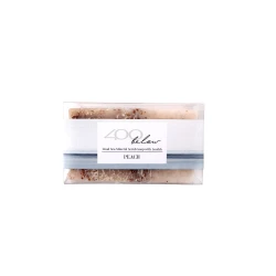 400 Below Dead Sea Mineral Scrub Soap with Loofah (Peach)