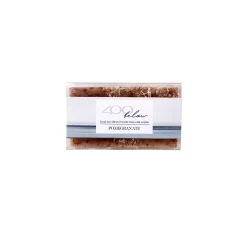 400 Below Dead Sea Mineral Scrub Soap with Loofah (Pomegranate)