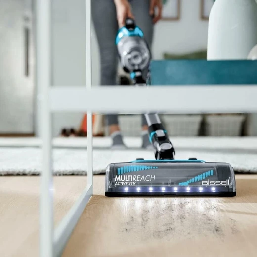 Bissell Multireach Active 21V Cordless 2 in 1 Handheld Cordless Vacuum Cleaner Bagless, Teal Disco/Black 2907N - Bissell - Image 2