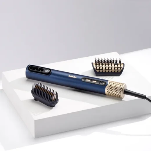 BaByliss Air Wand 3-in-1 Hair Dryer, Straightener & Hot Air Brush with Ion Technology & High-Speed Digital Motor, Includes 3 Attachments, No Heat Damage AS6550SDE - Babyliss - Image 2
