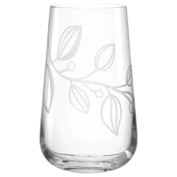 Leonardo Boccio Larg 530ml Tumbler Set of 6 Transparent, High-Quality Glasses, Elegant Design, Perfect for Daily Use and Special Occasions