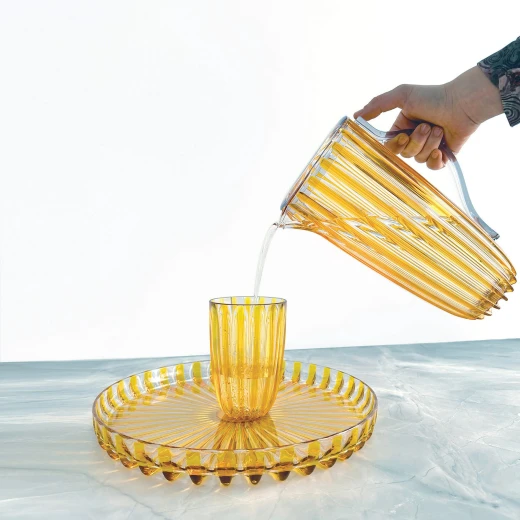 Guzzini Guzzini Dolcevita Tumblers Set of 4 Pieces Yellow, BPA-Free, Designed by Pio & Tito Toso, Stylish and Durable - Guzzini - Image 2