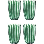 Guzzini Guzzini Dolcevita Tumblers Set of 4 Pieces Green, BPA-Free, Designed by Pio & Tito Toso, Stylish and Durable - Guzzini