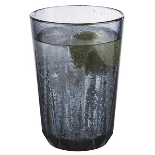 كوب تريتان رمادي سعة 300 مل خالٍ من مادة BPA، بتأثير زجاج الكريستال، غير قابل للكسر من اي بي اس - اي بي اس - Image 2