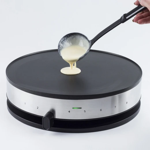 ماكينة صنع الكريب  CM 1300 بقوة 1300 واط عدد المعجنات 1 كريب أسود من كاسو - كاسو - Image 4