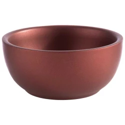 APS APS Levante Bowl, Diameter: 9.5 cm, Height: 4.5 cm, Stainless Steel, Red 0.14 L Double-Walled