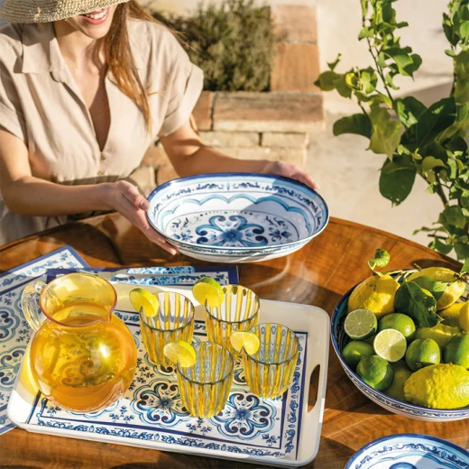 وعاء أرز بلوز قطر 32.5 × 23 × ارتفاع 7 سم من جوزيني - غوزيني - Image 2