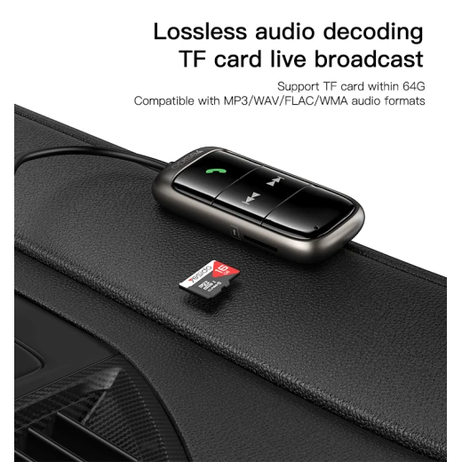 بلوتوث سيارة - محول أوكس للسيارة استقبال لاسلكي بلوتوث USB يسيدو YAU32 - يسيدو - Image 3