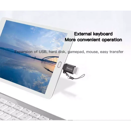 وصلة محول OTG GS-07 ميكرو الي USB3.0 أسود/رمادي من يسيدو - يسيدو - Image 8
