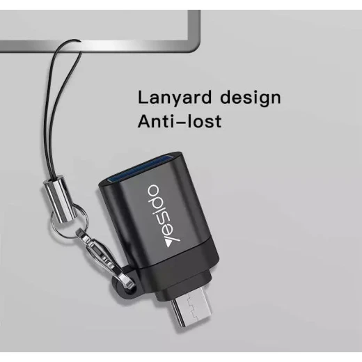وصلة محول OTG GS-07 ميكرو الي USB3.0 أسود/رمادي من يسيدو - يسيدو - Image 5