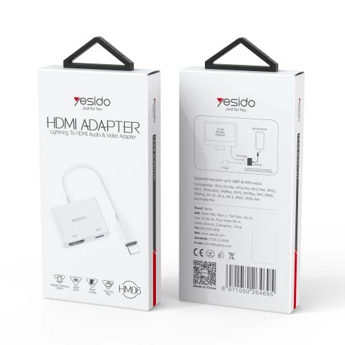 محول يسيدو HM06 لايتنينغ إلى HDMI، كابل فيديو 4K عالي الجودة - يسيدو - Image 11
