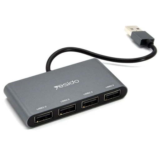 محول يسيدو USB 2.0 HUB، محور عالي السرعة 4x سبليتر، HB12 - يسيدو - Image 2