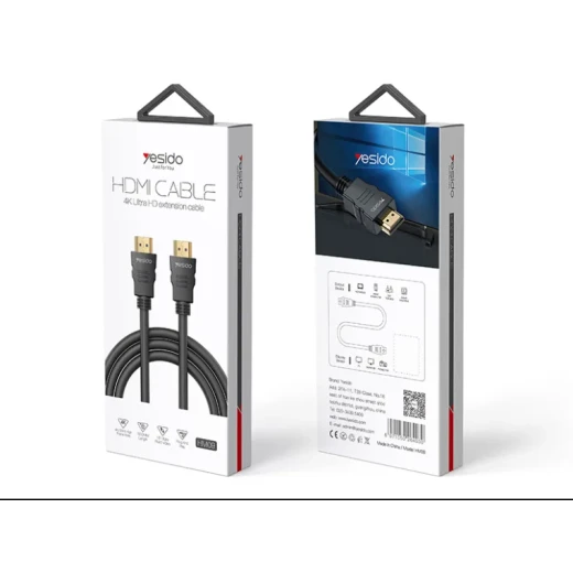 كابل HDMI 4K Ultra HD، 1.5 متر، HM09 يسيدو كابل HDMI 4K Ultra HD، 1.5 متر، HM09 يسيدو