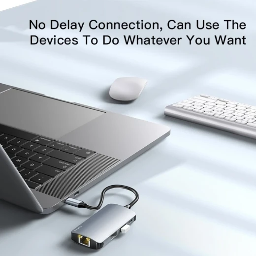 محول/محور USB C إلى متعدد المنافذ 6 في 1 من Yesido، HB15 يسيدو - يسيدو - Image 2