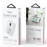 باور بانك يسيدو YP45 بسعة 10,000mAh وقوة 20W مع شاشة رقمية وحامل شحن لاسلكي 15 PD للشحن السريع - يسيدو