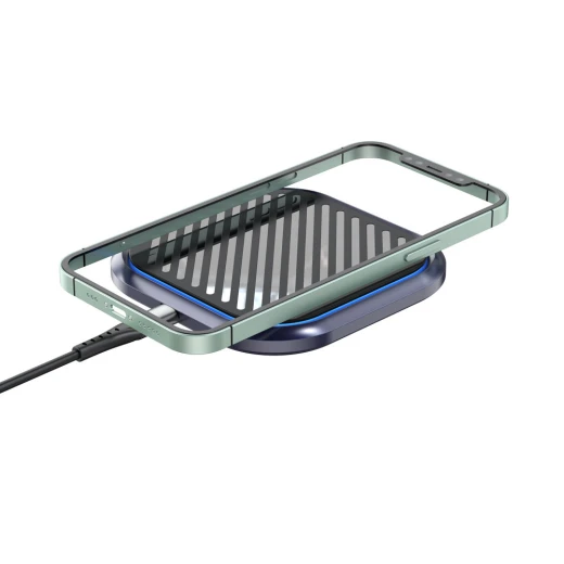 شاحن يسيدو DS14 بقدرة 15W مع LED وكابل USB-C بطول 1 متر من مادة PVC، أسود - يسيدو - Image 4