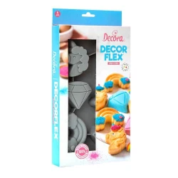 Decora 6 Piece Magic Unicorn Shape Non-Stick Silicone Mold