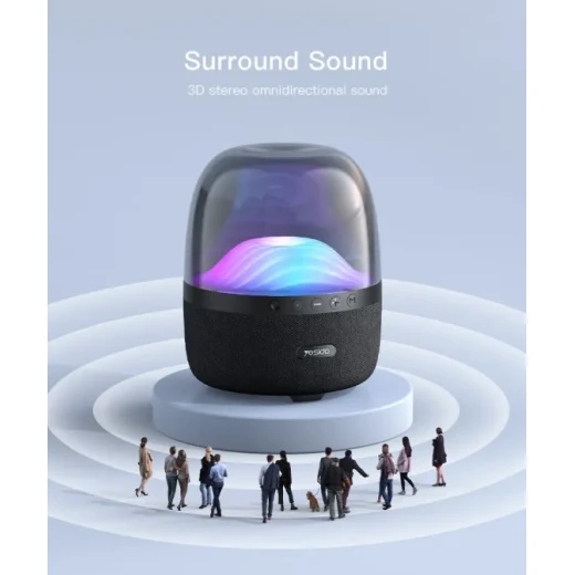 مكبر صوت لاسلكي من يسيدو مع إضاءة RGB بتقنية بلوتوث/USB/TF/AUX 10W YSW08 - يسيدو - Image 2