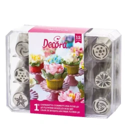 Decora 12 Direct Flowers Nozzles Box Set No.1