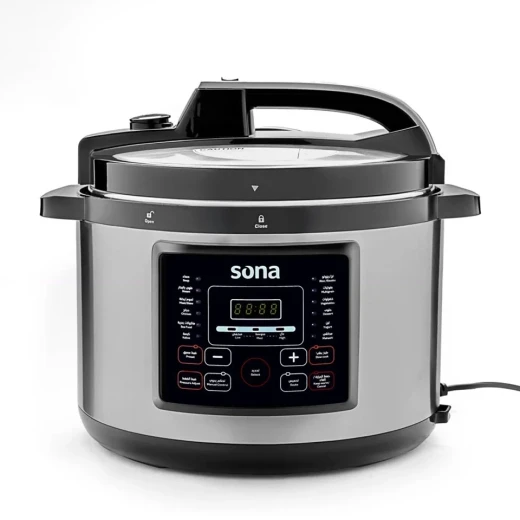 Sona Pressure Cooker 1300W, 8L Capacity, 14 Programs