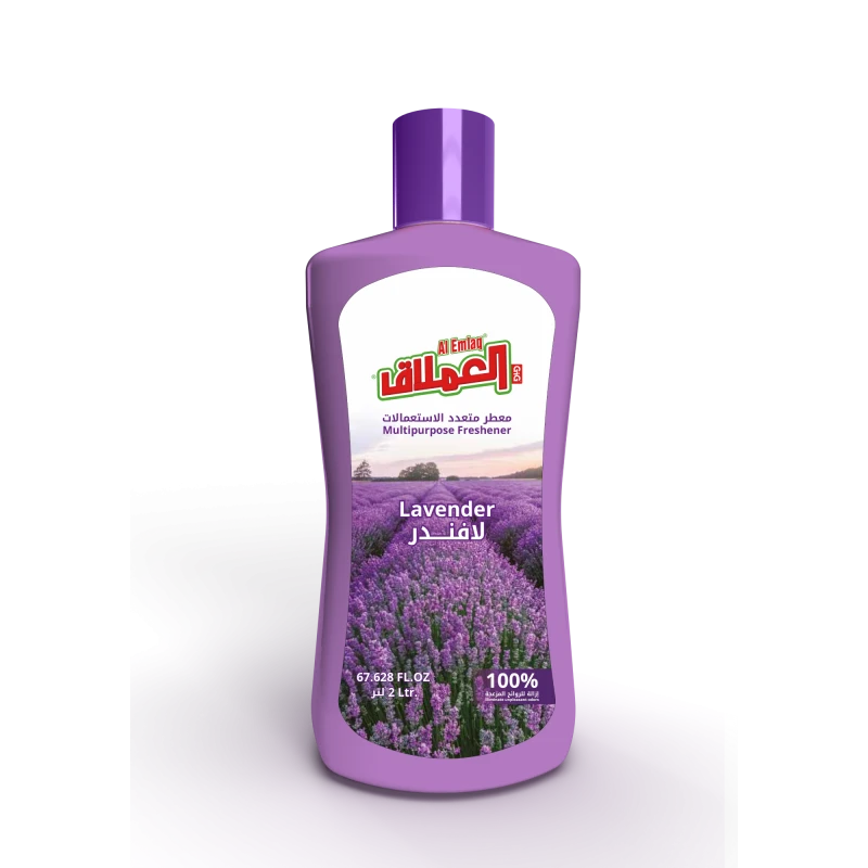 Al Emlaq Multipurpose Freshener Lavender 2 ltr - Al Emlaq