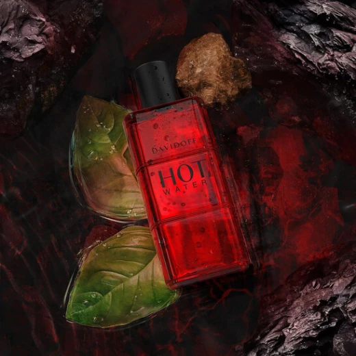 دافيدوف هوت ووتر أو دي تواليت 110 مل للرجال عطر شرقي حار يبرز فيه الأفسنتين والريحان الأحمر مع البيمينتو والباتشولي بخاخ - دافيدوف - Image 2