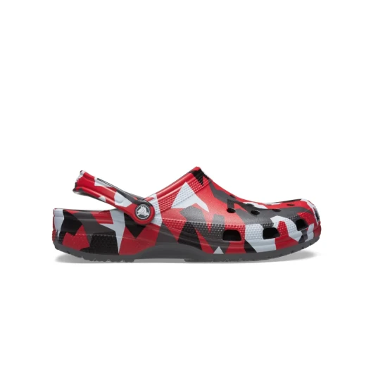 Crocs Klomp Unisex Geo Camo Clog Slate Grey Multi 37-38 - Crocs - Image 2