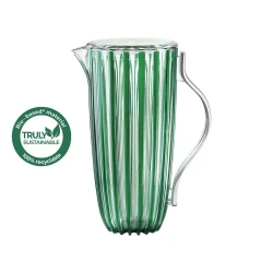 Guzzini Dolcevita Pitcher 1.75 Liter With Lid Dark Green Dishwasher safe BPA-free