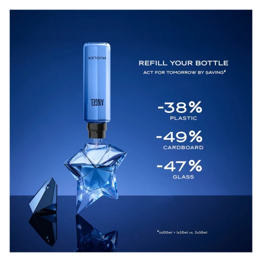 Mugler Angel Eau de Parfum Refill Bottle 100 ml - MUGLER - Image 3
