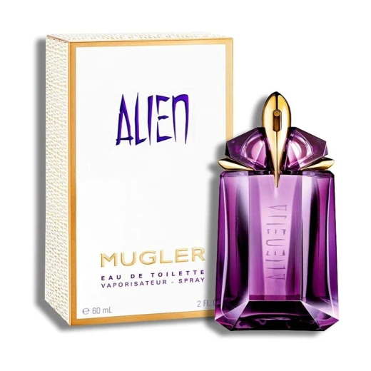 Mugler Alien Eau de Parfum Women's Perfume Floral & Woody With Jasmine, Wood, and Amber Long Lasting Fragrance 60ml