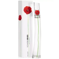 Kenzo Flower Eau de Parfum for Women 3.4 oz Captivating Floral Fragrance with Bulgarian Rose and Vanilla Sensual Musk for Daily Wear