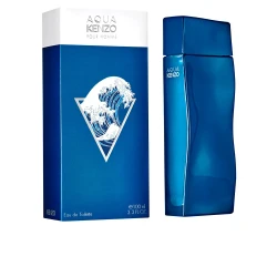 Kenzo Aqua Homme Eau de Toilette 100ml Refreshing Aquatic Fragrance for Men with Apple and Pink Pepper