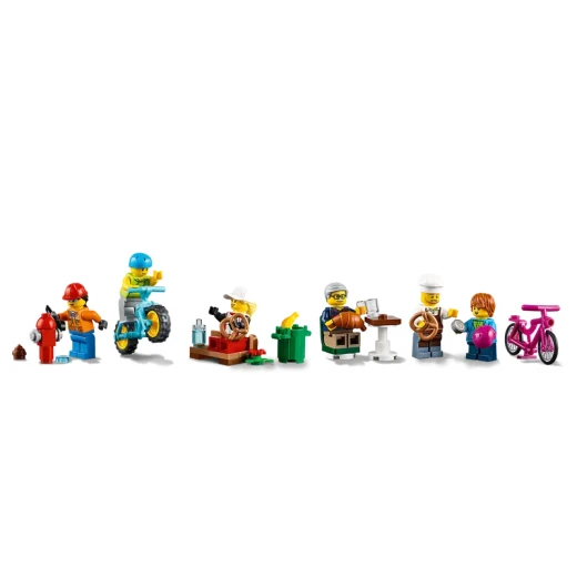 LEGO City شارع التسوق 60306 مجموعة بناء؛ لعبة بناء رائعة للأطفال، جديدة لعام 2021 (533 قطعة) - ليجو - Image 3