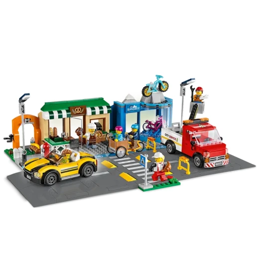 LEGO City شارع التسوق 60306 مجموعة بناء؛ لعبة بناء رائعة للأطفال، جديدة لعام 2021 (533 قطعة) - ليجو - Image 10