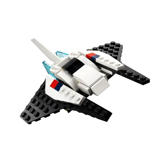 LEGO Creator 3 في 1 ألعاب مكوك الفضاء - مجموعة بناء ألعاب الفضاء للأولاد والبنات، أعمار 6+ - خيار لبناء مركبتين فضائيتين أو رائد فضاء - هدية تعليمية لعيد ميلاد الأطفال والعطلات - 31134 من ليغو - ليجو - Image 4