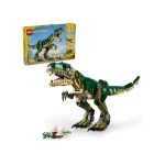LEGO Creator 3 في 1 لعبة تي ريكس - مجموعة بناء ديناصور للأطفال، للأولاد والبنات، أعمار 9+ - 3 خيارات للبناء، من تي ريكس إلى تريسراتبس إلى بتروداكتيل - فكرة هدية لعيد الميلاد - 31151 من ليغو - ليجو