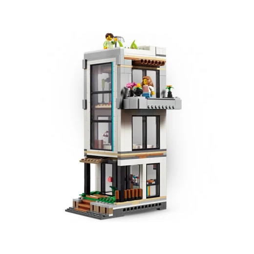 منزل حديث للألعاب LEGO Creator 3 في 1 - مجموعة بناء للأطفال مع 3 خيارات للبناء للأولاد والبنات، أعمار 9+ - مع شخصيتين صغيرتين للعب التخيلي - فكرة هدية لعيد الميلاد - 31153 من ليغو - ليجو - Image 2
