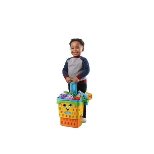LeapFrog Count-Along Basket & Scanner, Roleplay Toy for Children, Interactive Learning Toy for Pretend Play, Play Set with Food, Shapes and Colours, - LeapFrog Enterprises - Image 5