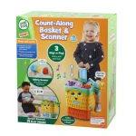 LeapFrog Count-Along Basket & Scanner, Roleplay Toy for Children, Interactive Learning Toy for Pretend Play, Play Set with Food, Shapes and Colours, - LeapFrog Enterprises