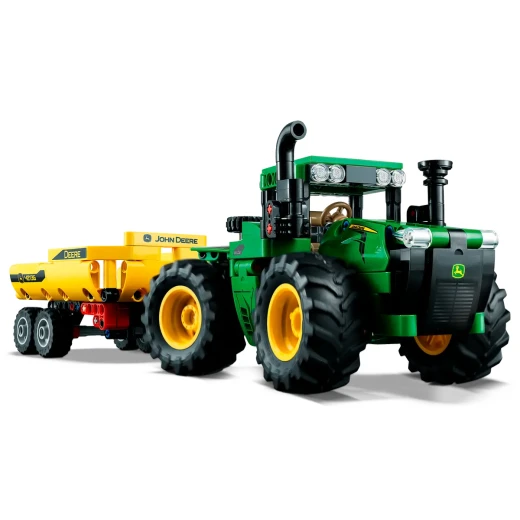 تكنيك جرار جون دير 9620 R 4WD (42136) توجيه مفصلي، ميزات واقعية، مقطورة مع آلية رفع، مناسب للأعمار من 8 فما فوق، مثالي لمحبي الجرارات من ليغو - Image 8
