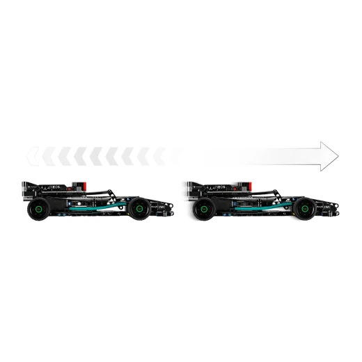 لعبة سيارة مرسيدس-AMG F1 W14 E عالية الأداء قابلة للسحب للخلف من تكنيك، مجموعة بناء مركبات للأولاد والبنات، نموذج سيارة سباق مرسيدس، هدية للأطفال من سن 7 سنوات فما فوق، 42165 من ليغو - ليجو - Image 6
