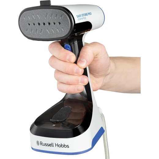 Russell Hobbs Steamer Foldable & Antibacterial Steam & Fold (1500W, Sanitizes, Fast Heating, Powerful, 150ml Tank, Fabric Tip, 3m Cord Ideal for Travel) Iron 26740-56 - Russell Hobbs - Image 8