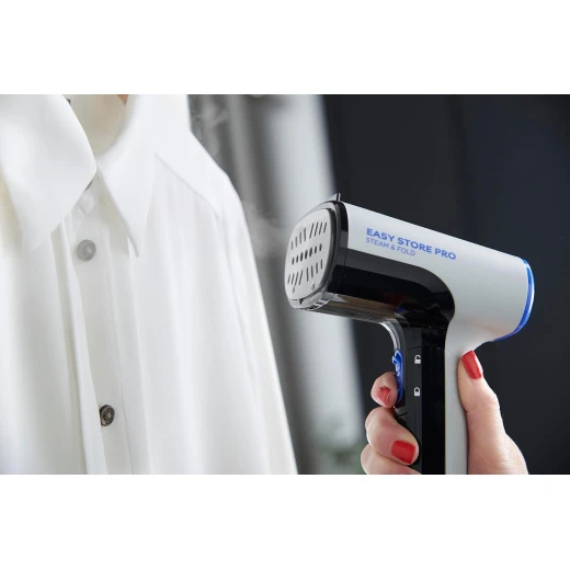 Russell Hobbs Steamer Foldable & Antibacterial Steam & Fold (1500W, Sanitizes, Fast Heating, Powerful, 150ml Tank, Fabric Tip, 3m Cord Ideal for Travel) Iron 26740-56 - Russell Hobbs - Image 9