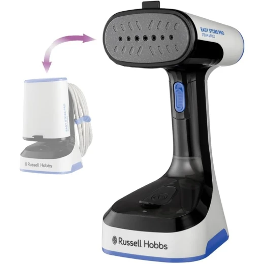 Russell Hobbs Steamer Foldable & Antibacterial Steam & Fold (1500W, Sanitizes, Fast Heating, Powerful, 150ml Tank, Fabric Tip, 3m Cord Ideal for Travel) Iron 26740-56 - Russell Hobbs - Image 2