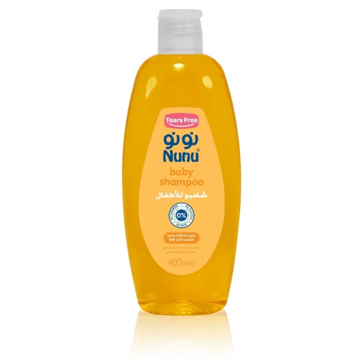 NUNU Baby Shampoo 400ml Gentle & Tear-Free Formula Soft Hair & Scalp Care