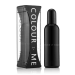 كولور مي بلاك أوم ماء عطر 90 مل: عطر خشبي للرجال يدوم طويلاً برائحة الفانيليا وخشب الصندل، مثالي للاستخدام اليومي والمناسبات الخاصة - Colour me