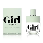 Rochas Girl Eau de Toilette Body Spray for Women 3.4 oz Fresh Floral Fragrance Jasmine & Black Currant - Rochas