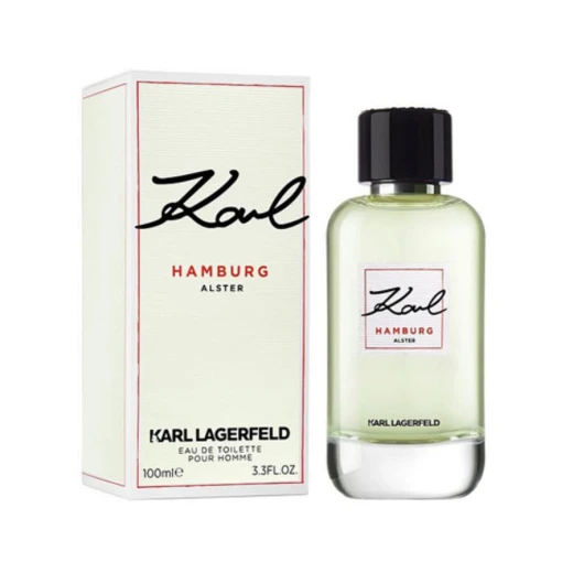 عطر كارل لاغرفيلد هامبورغ ألستر أو دو تواليت للرجال عطر حمضيات منعش خشبي 3.4 أونصة